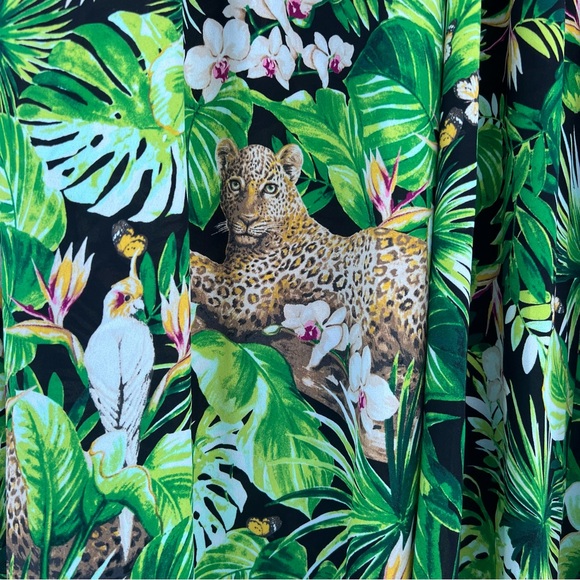 White House Black Market - Jungle Print Maxi Dress - Size 6 - Picture 9 of 14